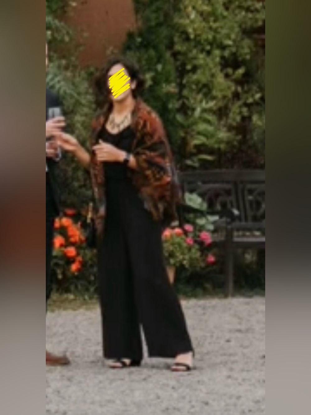 Black Ruffled Jumpsuit  - Women